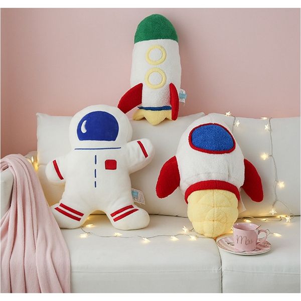 

plush rocket астронавта игрушка фаршированный космический космический космический функция подушка домашний декор мальчик день рождения подар
