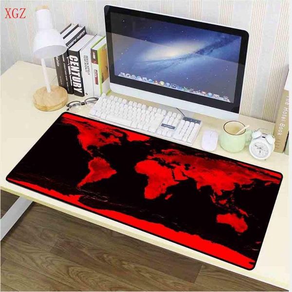 

mouse pads & wrist rests xgz red and black map pad office computer notebook large gaming carpet desk gaming1