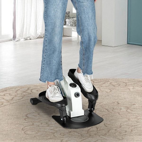 

new elliptical trainer abs iron non-electric compact strider low impact mini elliptical model home gym workout fitness machine