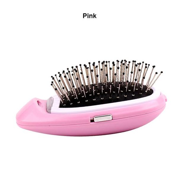 

обновление электрической отрицательной ионной щеткой для волос с ручкой волшебная статическая статическая щетка для волос массаж расчесывает, Silver