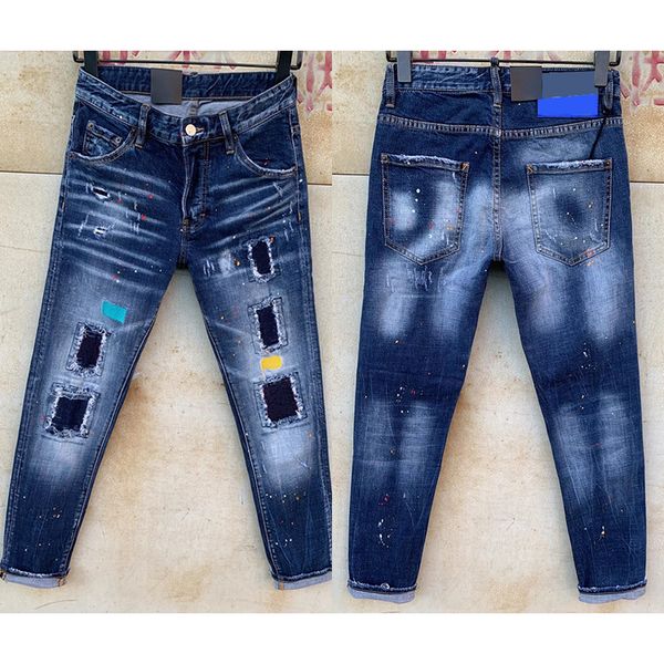 

mens jeans rips stretch black denim jean italy fashion slim fit washed motocycle pants panelled hip hop trousers xkpz