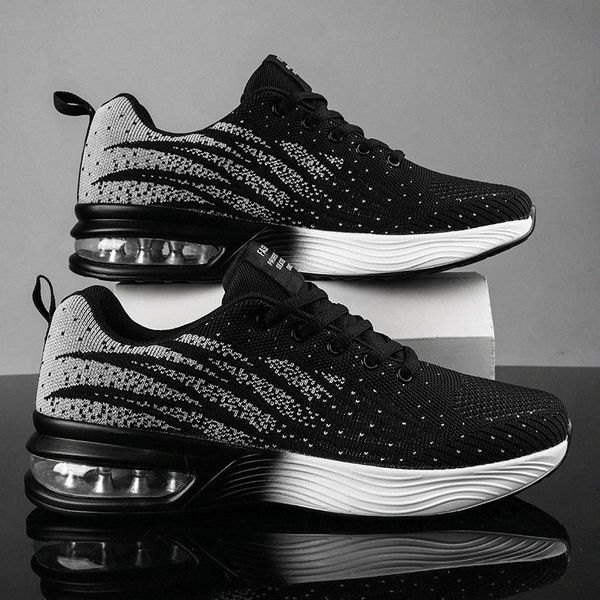 

air cushion damping trend hard-wearing fashion sneakers for leather mens shoes casual breathable light men sneakers trainers #9p2g