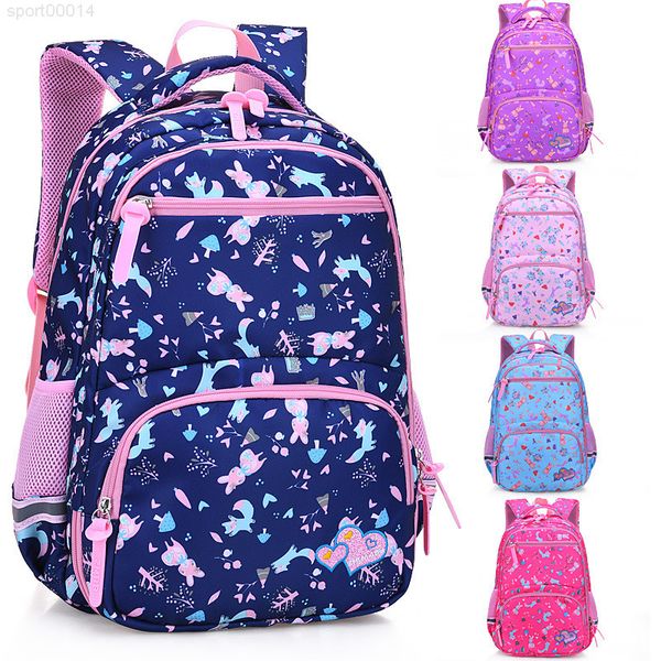 

2 sizes of bags are suitable grades 1-6 fashion cartoon printing children school backpack for girls travel backpacks