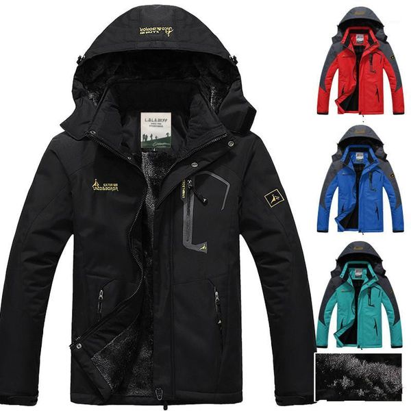 

brand winter jacket men plus velvet warm wind parka hooded winter coat men xd0161, Black;brown