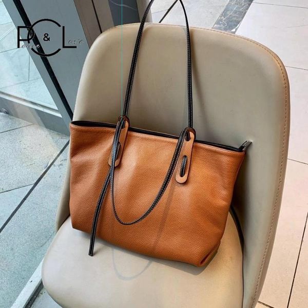 

shoulder bags women bag 2021 genuine leather splicing personality fashion designer luxury handbags crossbody messenger