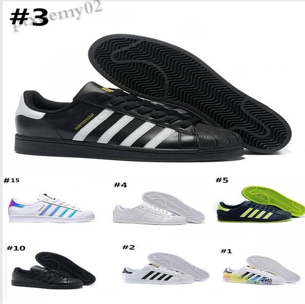 

new arrivlas 2019 designers fashion mens casual shoes superstar female flat shoes women super star lovers original shoes tl06, Black