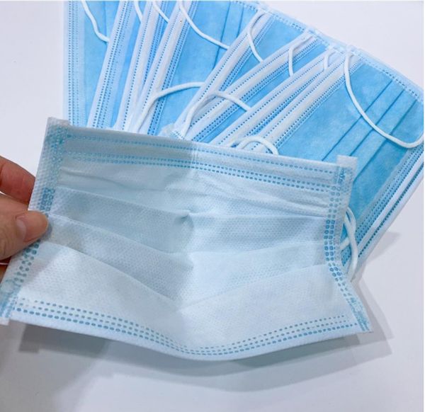 

face dhl 3-layer shipping disposable 50pcs protection and personal health mask
