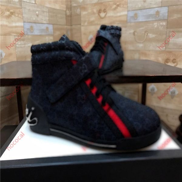 

gucci tascheновая мода hococal 1.1 последний бренд high-top кроссовки тапочки модельер мужчины и женщины с низким верхом белый повседневный, Black