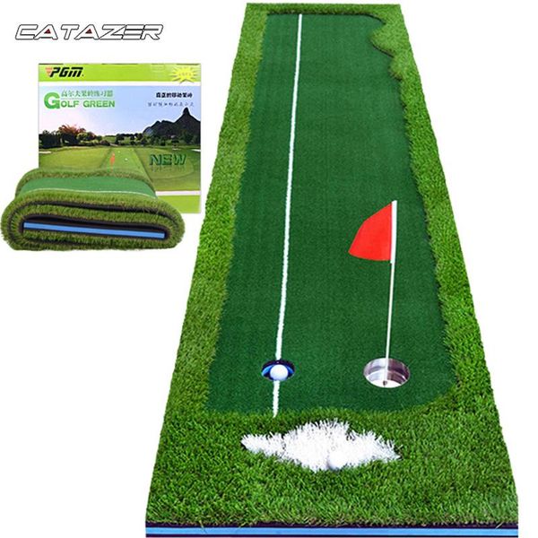 

3m portable indoor outdoor golf putting green trainer putter swing fairway lawn golf training aids club holder office home mat