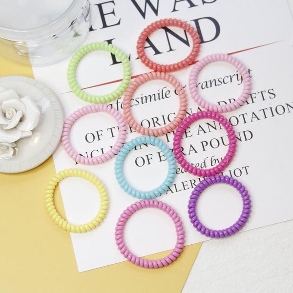 

candy colouse eaulastal телефон проволока тонкие полосы волос симпатичные цветы растягивающие пластиковые резиновые полосы волосы галстуки с, Silver