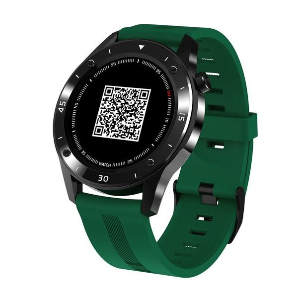 

f22 round smart watch men gps tracker bluetooth control 1.54 inch full touch heart rate smartwatch for android ios phones bbycod