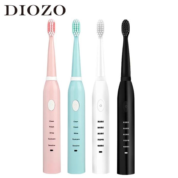 

sonic electric toothbrush waterproof tooth brush for ultrasonic automatic rechargeable toothbrush 3 brush head