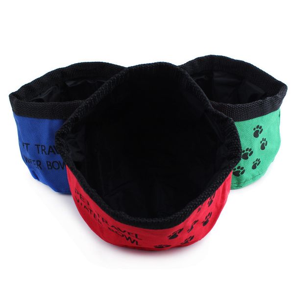 

pet dog cat bowls feeding drink bag treat tote travel water bowl waterproof feed storage foldable food pouch