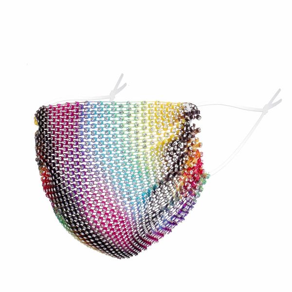 

reusable face masks factory washable bling fashion paillette lady salon cotton designer luxury dust-proof protective adj p0zo2