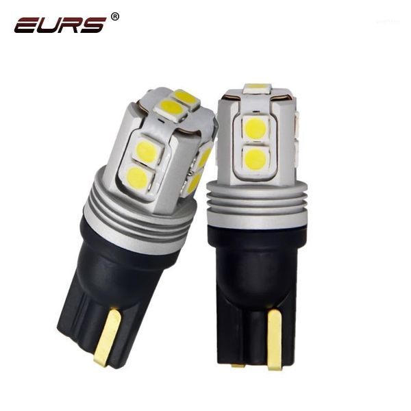 

2pcs w5w led t10 led bulbs canbus 3030 10 smd for car parking position lights interior map dome lights 12v 24v white auto lamp1