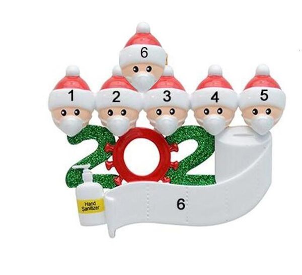 

christmas birthdays stock gift decoration us party quarantine product personalized family of 4 ornament pandemic social n7ko