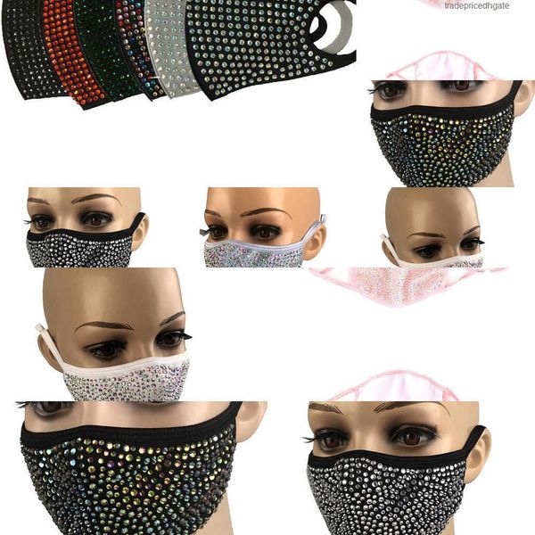

mouth diamond dustproof fashion bling pm2.5 protective mask masks washable reusable qg1u 5ta6