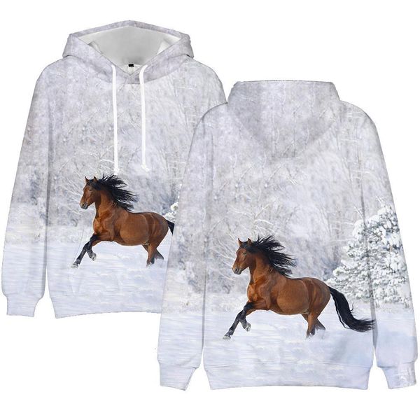

2021 новые 3d print hoodiesboys girls foilshirts equus caballus3d толстовки с капюшоном мужчины пуловер куртки новый дизайн лошадь, Black