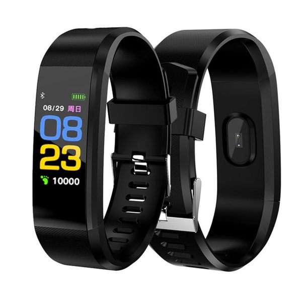 

smart bracelet id115plus sport bluetooth wristband 115 plus heart rate monitor watch activity fitness tracker smart band 115plus wmtyim