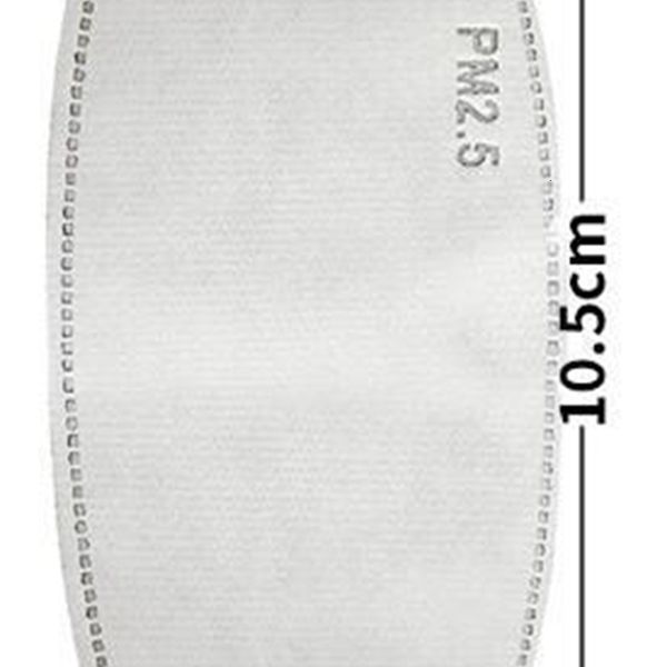 

pm2.5 filter 5 layer anti haze disposable mouth mask gasket activated carbon replace mask pad 2 n7or