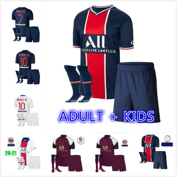 

2020 paris neymar jr soccer jersey kids kit socks verratti mbappe football jersey marquinhos di maria icardi shirt maillot de paris, Black