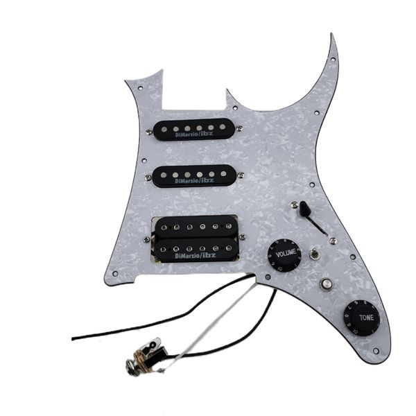 

upgrade prewired ssh pickguard dm black humbucker alnico 5 pickups 7 way switch alnico 5 pickup for rg guitar 1 set