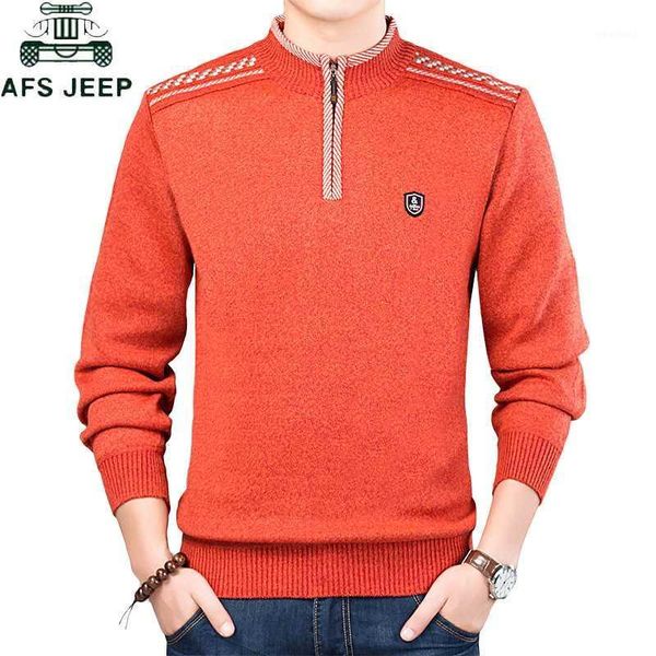 

autumn winter knitted pullovers mens sweater stand collar solid color zipper casual slim fit warm pull homme plus size -3xl1, White;black