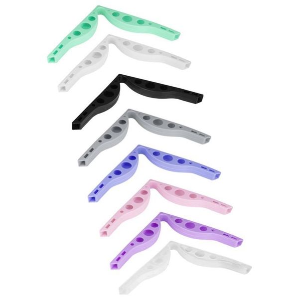

ljl-8pcs accessories to prevent fogging of glasses, reusable anti-fogging silicone nose bridge bracket 8 ya colors ran, Silver