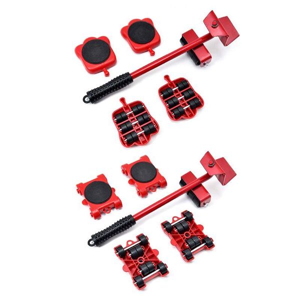 

professional hand tool sets furniture mover transport lifter heavy stuffs moving 4 wheeled roller with 1 wheel bar set device drop ship