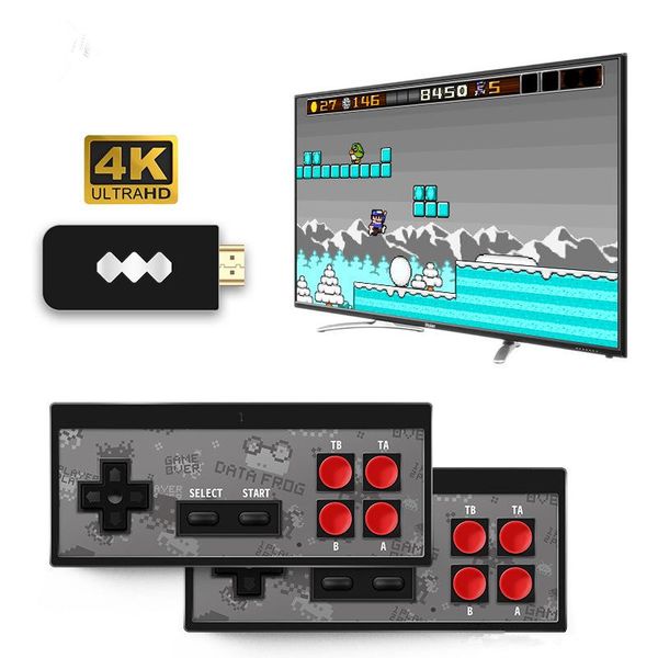 

4k hd video game player wireless handheld game joystick hdmi 568 av 600 retro classic games wireless portable game consoles