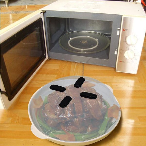 

magnetic hover anti-sputtering cover food guard microwave splatter lid with steam vents 30*8.5cm