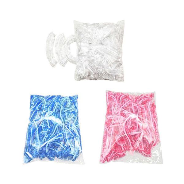 

100 disposable shower caps are easy to use and carryhave good water resistance