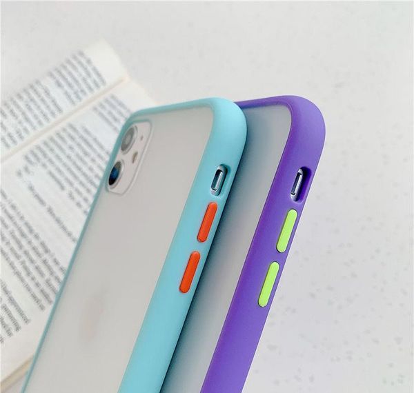 

mint hybrid simple matte bumper phone case for iphone 11 pro max xr xs max 6s 8 7 plus shockproof soft t qylmrf infant2005