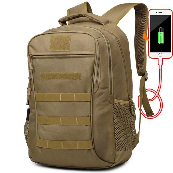 

outdoor bags multi function usb nylon waterproof backpack climbing riding camping tactical camouflage shoulder bag rucksack