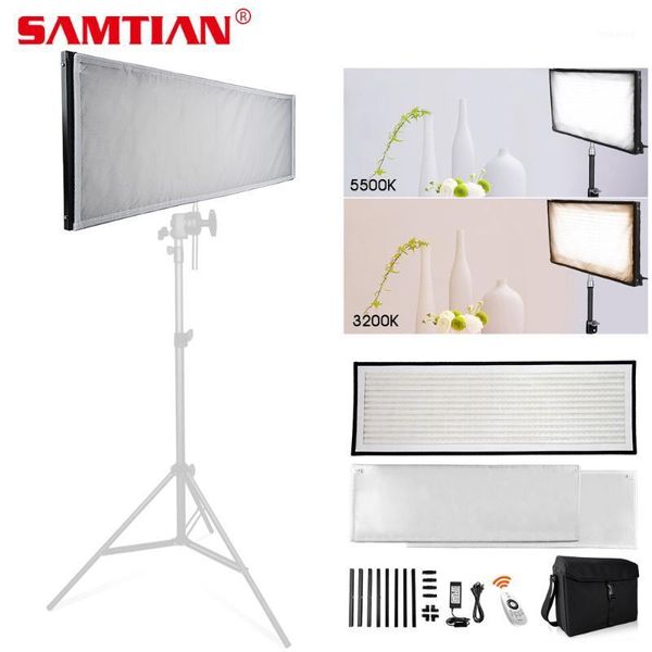 

samtian fl-3090a flexible led video light p studio pgraphy light dimmable 3200k-5500k for pgraphy p shoot1