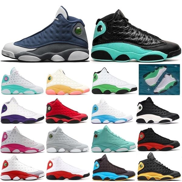 

13 13s basketball shoes aurora green black cat flint chicago playground phantom court purple men shoes sneaker trainers