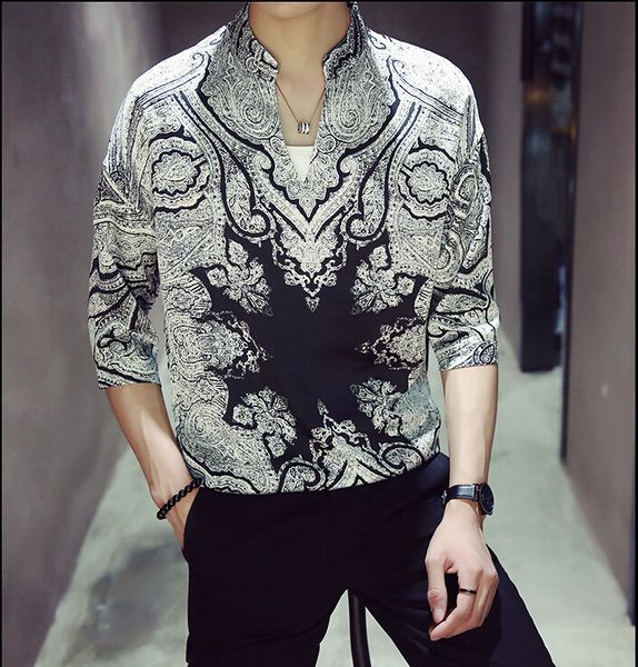 

mens luxury dress shirts casual shirt masculine thin design 1p3x, White