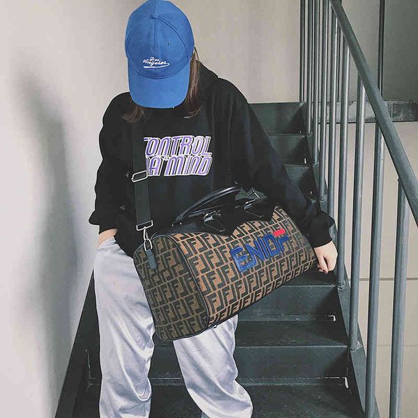 

74% off bag new women's bags new short distance light letter sports men's and women's business travel