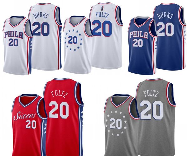 

philadelphia 76ers men markelle fultz basketball jersey, Black