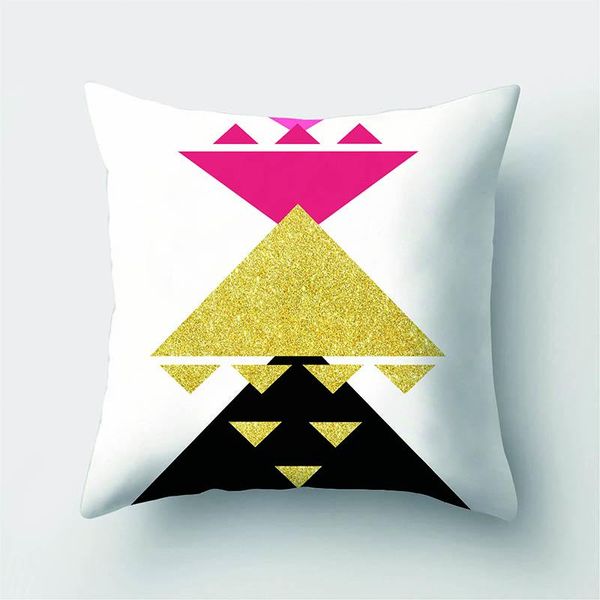 

современная простая полиэстер подушка подушки геометрические серии 45x45см декоративная наволочка дома