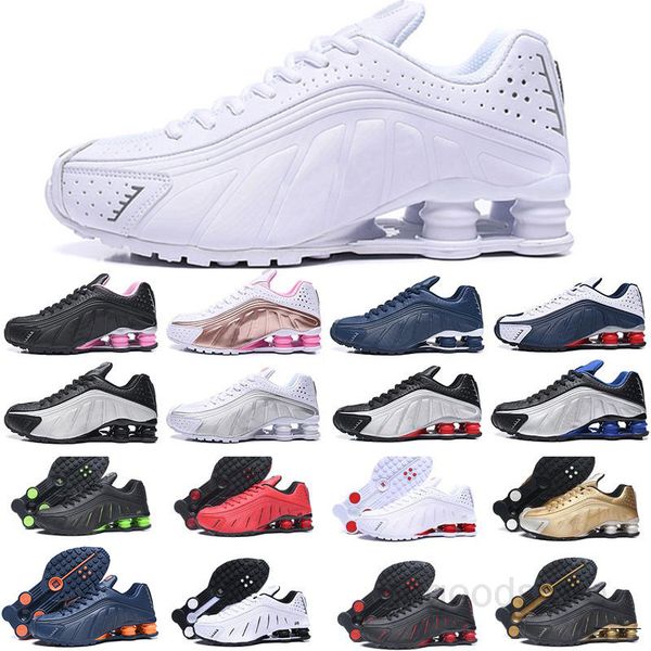 

2019 designer casual shoes for men r4 nz deliver black metallic gold black silver triple black white sport sneakers trainers size eur er4c