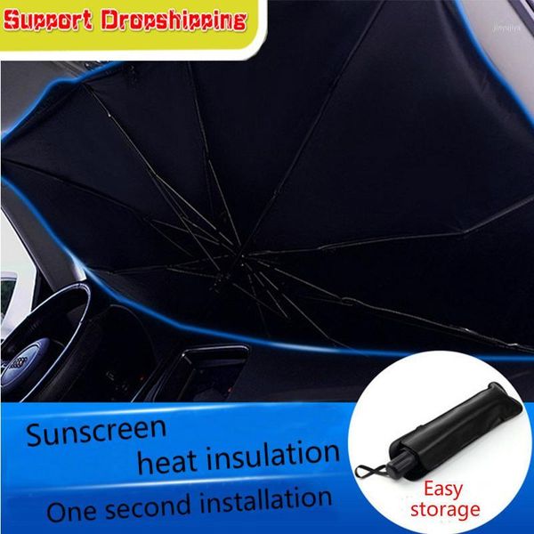 

car sunshade sun shade cover windshield protector interior parasol uv-protective auto front window foldable cover1