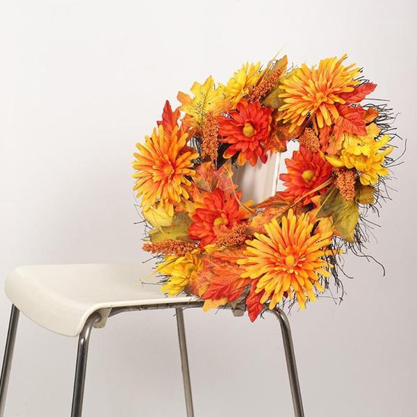 

simulated chrysanthemum garland hanging pendant for party decoration1