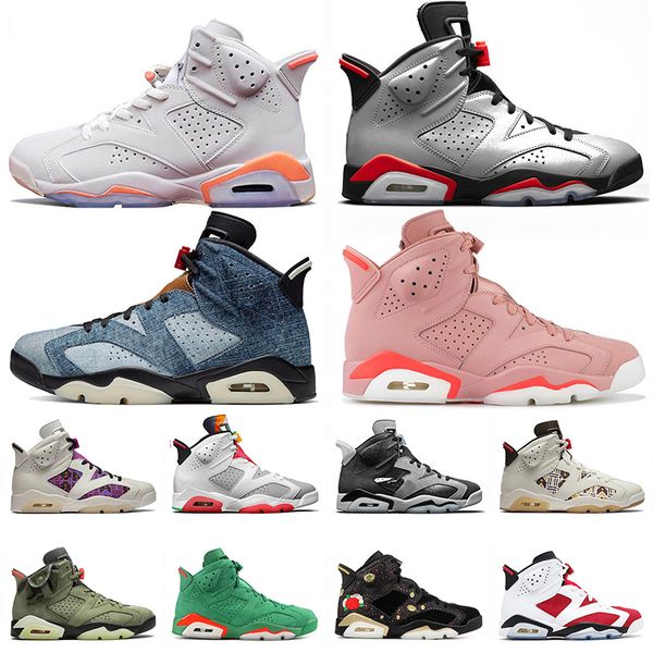 

2021 with socks new arrivals 6s basketball shoes travis jumpmna 6 sport blue retro black infrared chamelleon trainers sneakers