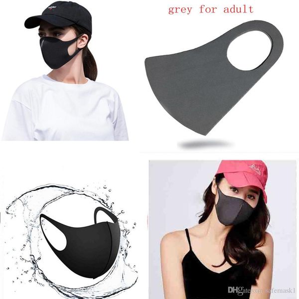 

dhl air purifying maske face mask cotton dust-proof breathable and washable maske standard is not for medical use, Black