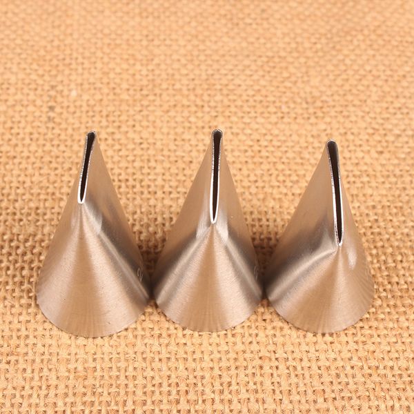 

stainless steel nozzle 3pcs rose flowers flat petal mouth personality decoration cake cream baking tool nozzles new arrival 3 8mf k2
