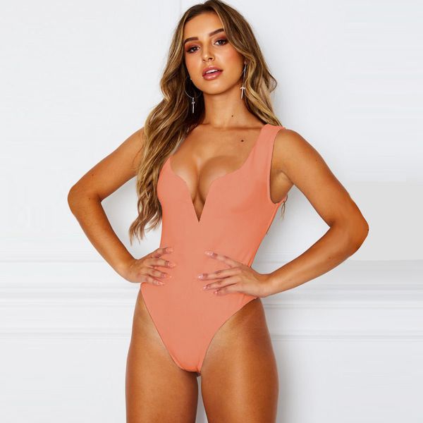 

womens fashion dressdeep v sleeveless tight jumpsuit straight kamf2slydd, Black;gray