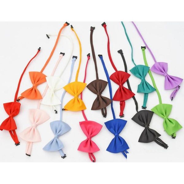 

adjustable pet grooming accessories rabbit cat dog bow tie solid bowtie pet dog puppy lovely decoration pet product 9mvsh