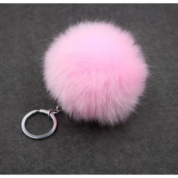 

christmas gift artificial rabbit fur ball plush fuzzy fur key chain pom pom keychain car bag keychain key ring pendant jewelry f sqcxth, Slivery;golden