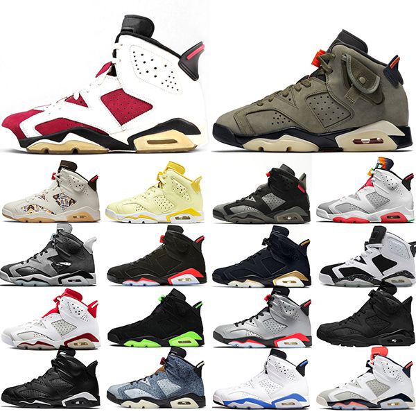 

top jumpman мужская баскетбольная обувь 6 6s carmine dmp черный инфракрасный умывальный джинсовый unc черный кот мужчины мужчины спортивные, White;red